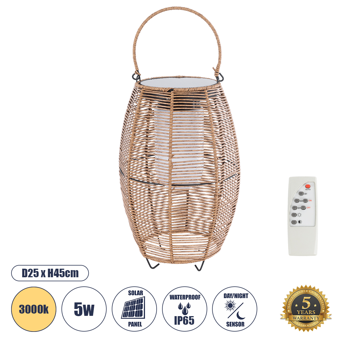 02305 GloboStar® HESPELER 02305 Boho Αυτόνομο Ηλιακό Κρεμαστό/Επιτραπέζιο Φωτιστικό Πορτατίφ LED 5W 200lm 180° με Ενσωματωμένη Μπαταρία IP65 Θερμό Λευκό 3000K Μπεζ Ξύλο – Μ25 x Π25 x Υ45cm – 2 Χρόνια Εγγύηση 02305 GloboStar® HESPELER 02305 Boho Αυτόνομο Ηλιακό Κρεμαστό/Επιτραπέζιο Φωτιστικό Πορτατίφ LED 5W 200lm 180° με Ενσωματωμένη Μπαταρία IP65 Θερμό Λευκό 3000K Μπεζ Ξύλο – Μ25 x Π25 x Υ45cm – 2 Χρόνια Εγγύηση