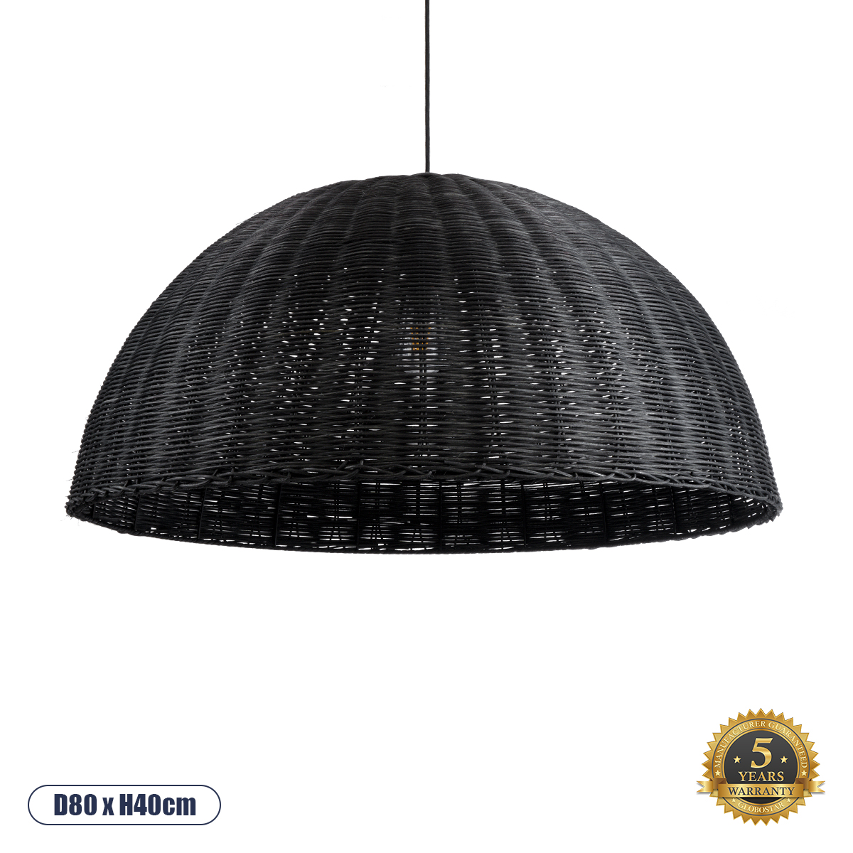 02384 GloboStar® MONTANA 02384 Boho Κρεμαστό Φωτιστικό Καμπάνα Μονόφωτο 1 x E27 IP20 Μαύρο Ξύλο – Μ80 x Π80 x Υ40cm 02384 GloboStar® MONTANA 02384 Boho Κρεμαστό Φωτιστικό Καμπάνα Μονόφωτο 1 x E27 IP20 Μαύρο Ξύλο – Μ80 x Π80 x Υ40cm