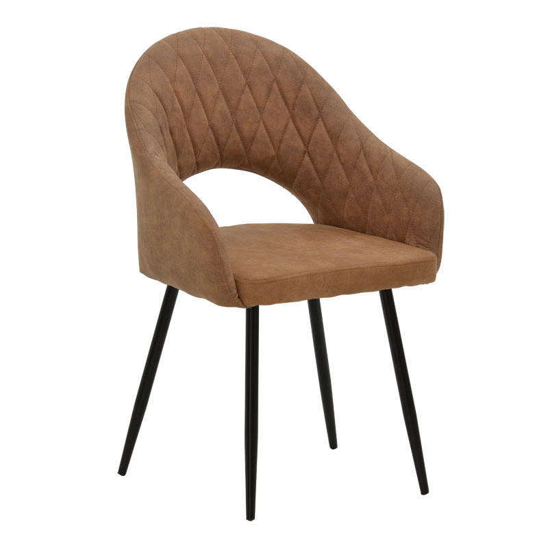 Πολυθρόνα Macie pakoworld ύφασμα καφέ antique-μαύρο 58x50x85εκ 029-000151 Πολυθρόνα Macie pakoworld ύφασμα καφέ antique-μαύρο 58x50x85εκ 029-000151