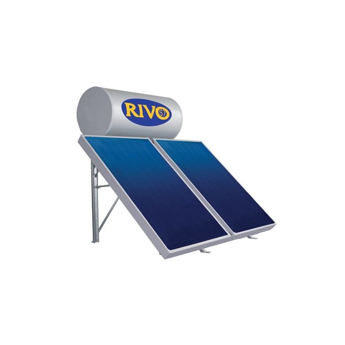 Rivo ΗΛΙΑΚΟΣ ΘΕΡΜΟΣΙΦΩΝΑΣ GLASS ΔΙΠΛΗΣ ΕΝΕΡΓΕΙΑΣ ST200T 2x1,50m² ΤΑΡΑΤΣΑΣ RIVO ST KANEL-44.1.20030