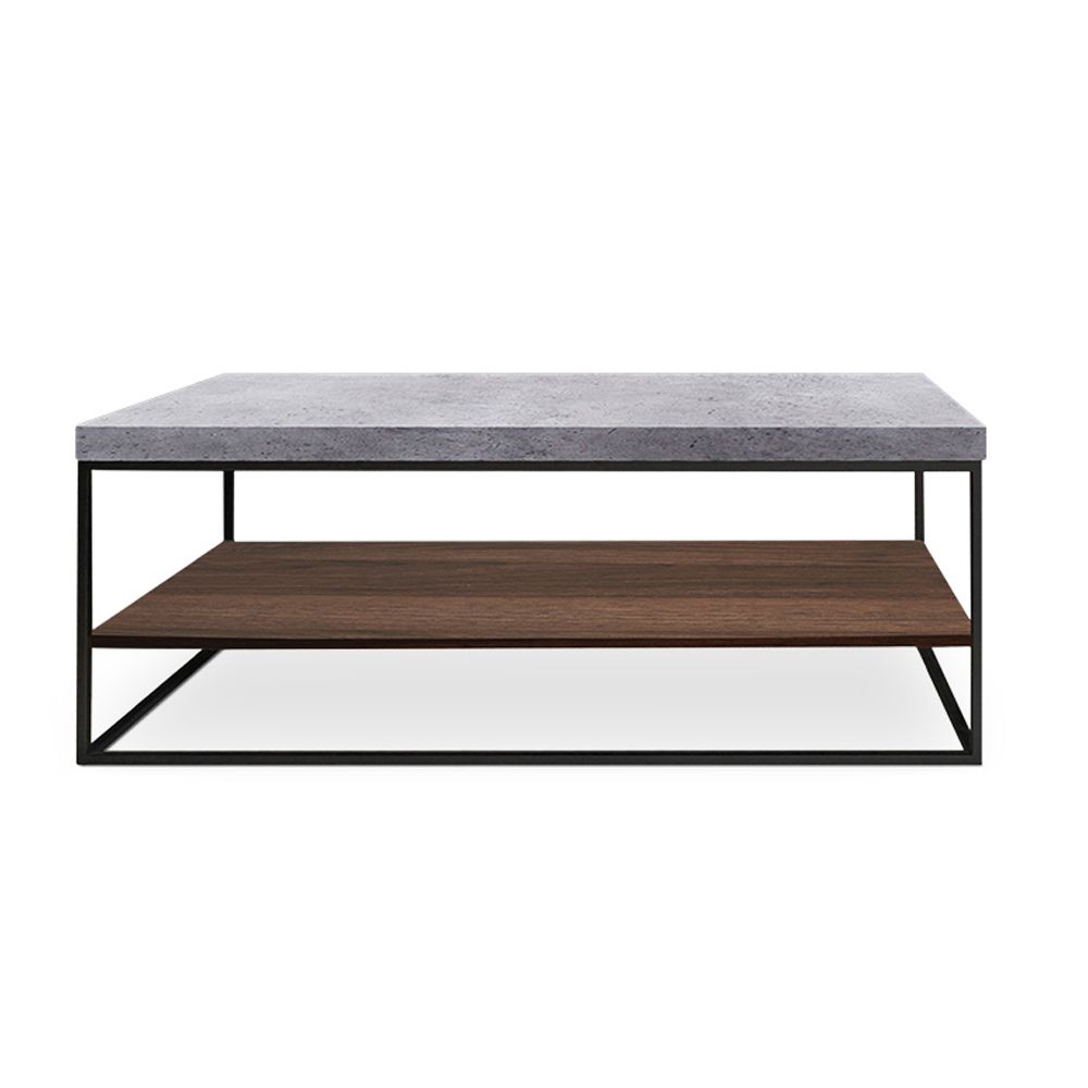 BETON COFFEE TABLE CEMENT ΑΝΟΙΧΤΟ ΚΑΡΥΔΙ ΜΑΥΡΟ 119x59xH45cm 04-0279 BETON COFFEE TABLE CEMENT ΑΝΟΙΧΤΟ ΚΑΡΥΔΙ ΜΑΥΡΟ 119x59xH45cm 04-0279