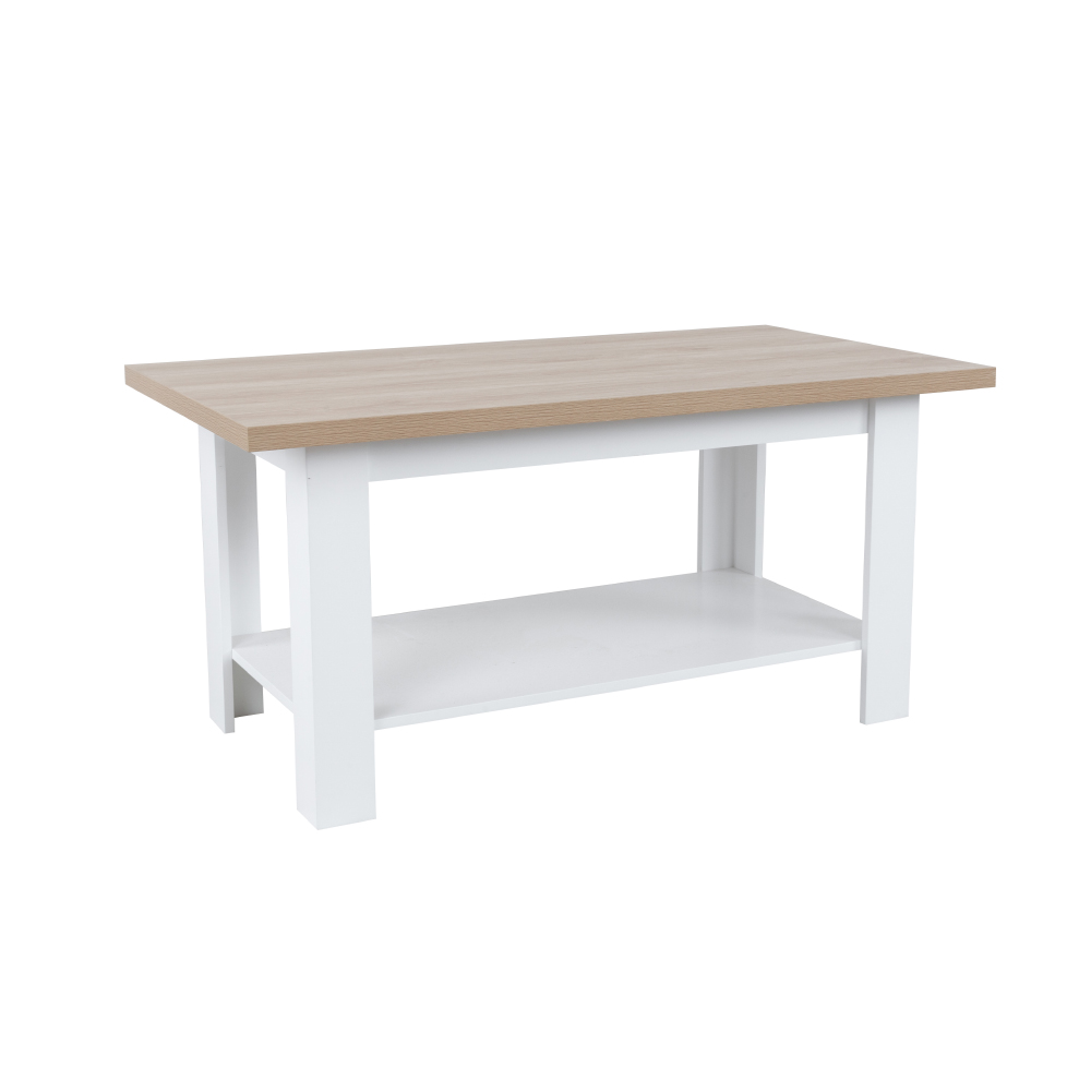 Liberta VILLAGE COFFEE TABLE ΛΕΥΚΟ ΦΥΣΙΚΟ 110x60xH53cm 110x60xH53cm 04-0597