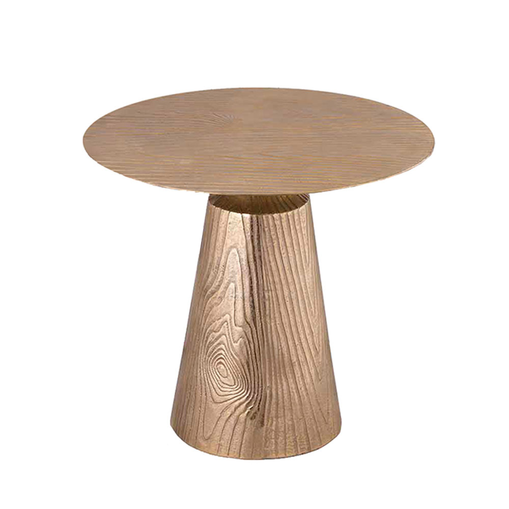 Liberta BOISE COFFEE TABLE ΧΡΥΣΟ ROUGH 53x53xH47cm 53x53xH47cm 04-0861
