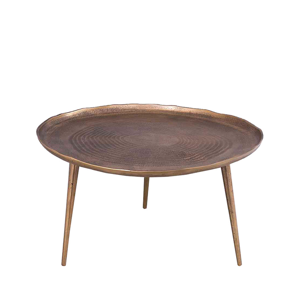 Liberta ZEN 74 COFFEE TABLE ΧΡΥΣΟ ROUGH ANTIQUE 74x74xH40cm 74x74xH40cm 04-0864 Liberta ZEN 74 COFFEE TABLE ΧΡΥΣΟ ROUGH ANTIQUE 74x74xH40cm 74x74xH40cm 04-0864