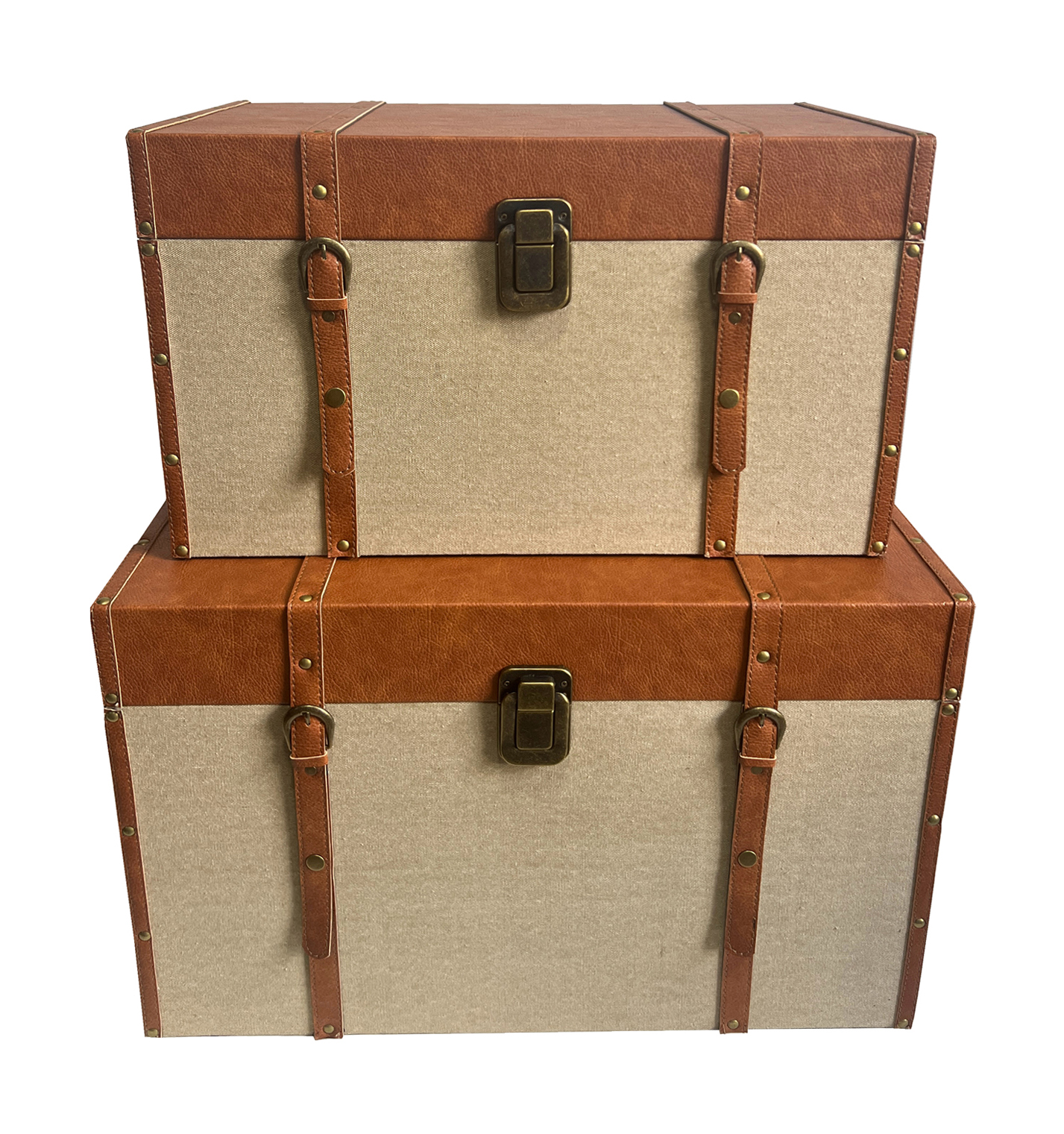 Liberta RIND ΜΠΑΟΥΛΑ SET 2ΤΜΧ ΜΠΕΖ ΚΑΦΕ 64x40xH40cm 64x40xH40cm 04-0934 Liberta RIND ΜΠΑΟΥΛΑ SET 2ΤΜΧ ΜΠΕΖ ΚΑΦΕ 64x40xH40cm 64x40xH40cm 04-0934