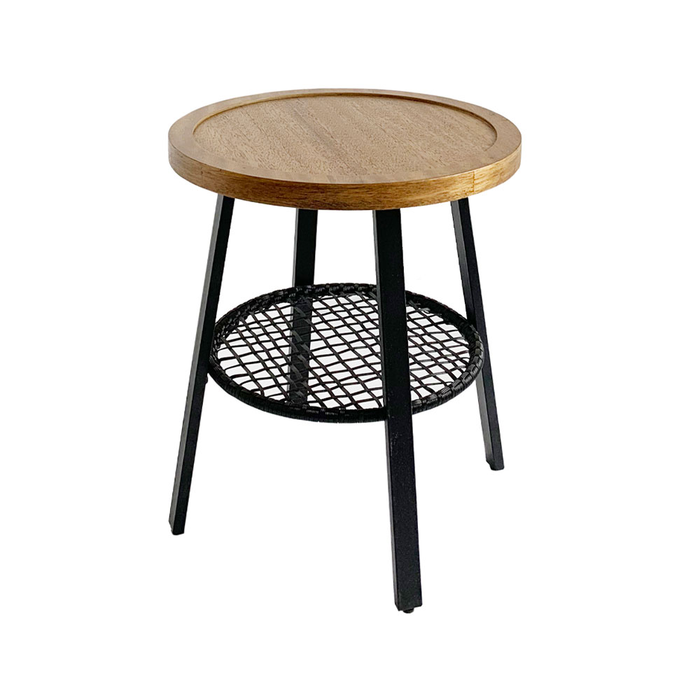 Liberta FILET SIDE TABLE ΦΥΣΙΚΟ ΜΑΥΡΟ 45x45xH52cm 45x45xH52cm 04-0975 Liberta FILET SIDE TABLE ΦΥΣΙΚΟ ΜΑΥΡΟ 45x45xH52cm 45x45xH52cm 04-0975
