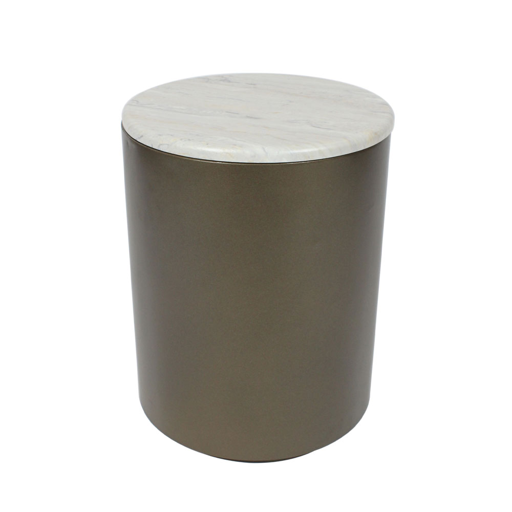 Liberta POMMA SIDE TABLE TRAVERTINE BRONZE 37x37xH49cm 37x37xH49cm 04-1114 Liberta POMMA SIDE TABLE TRAVERTINE BRONZE 37x37xH49cm 37x37xH49cm 04-1114