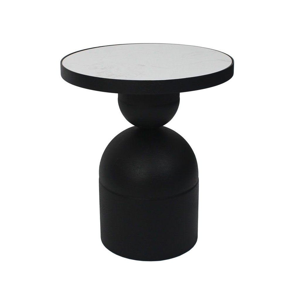 Liberta BOMB SIDE TABLE ΜΑΥΡΟ 41x41xH48cm 41x41xH48cm 04-1137 Liberta BOMB SIDE TABLE ΜΑΥΡΟ 41x41xH48cm 41x41xH48cm 04-1137