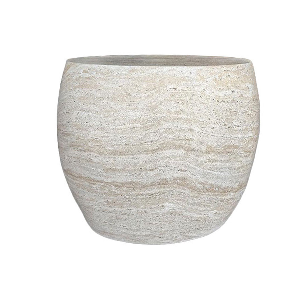 Liberta LITHOS OVAL SIDE TABLE BEIGE 62x43xH52,5cm 62x43xH52,5cm 04-1223