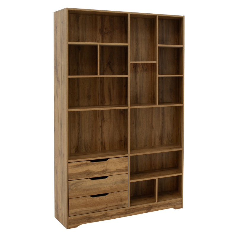 Βιβλιοθήκη Lucinda pakoworld sonoma 120×29.8×180.5εκ 049-000067 Βιβλιοθήκη Lucinda pakoworld sonoma 120×29.8×180.5εκ 049-000067