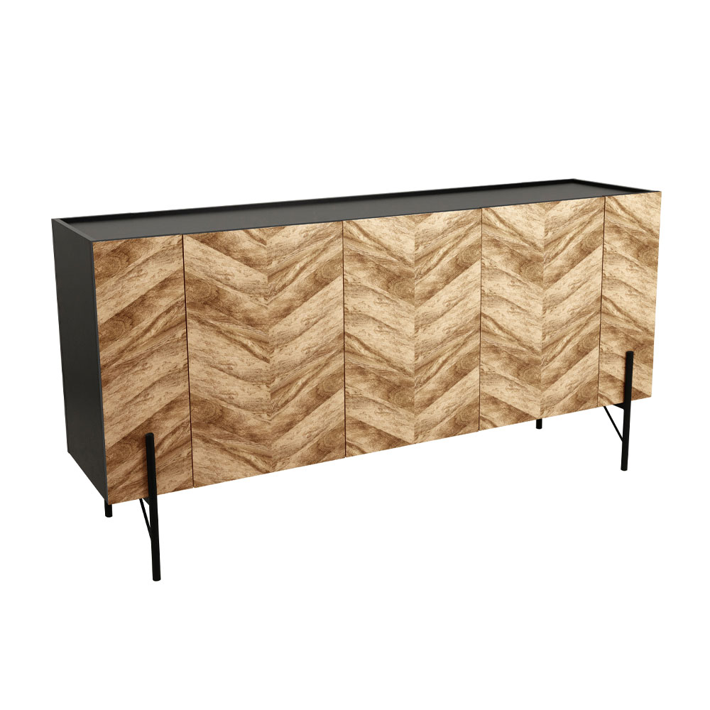 Liberta PARKE ΜΠΟΥΦΕΣ ΜΑΥΡΟ ΦΥΣΙΚΟ ΜΕ PATTERN 160x43xH80cm 160x43xH80cm 05-0479 Liberta PARKE ΜΠΟΥΦΕΣ ΜΑΥΡΟ ΦΥΣΙΚΟ ΜΕ PATTERN 160x43xH80cm 160x43xH80cm 05-0479