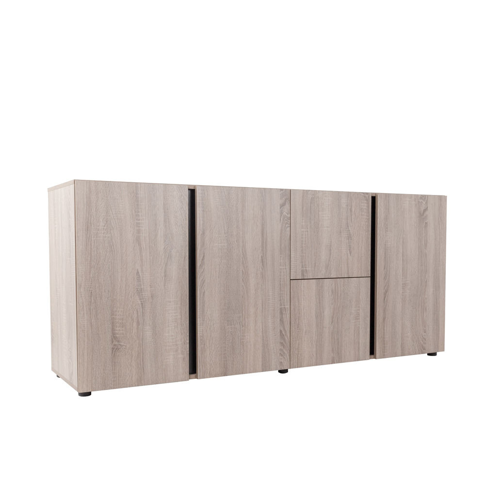TOKYO ΜΠΟΥΦΕΣ 3ΠΟΡΤΕΣ 2ΣΥΡΤΑΡΙΑ SONOMA ΣΚΟΥΡΟ ΜΑΥΡΟ OAK 188×48,6xH82,5cm 05-0537 TOKYO ΜΠΟΥΦΕΣ 3ΠΟΡΤΕΣ 2ΣΥΡΤΑΡΙΑ SONOMA ΣΚΟΥΡΟ ΜΑΥΡΟ OAK 188×48,6xH82,5cm 05-0537