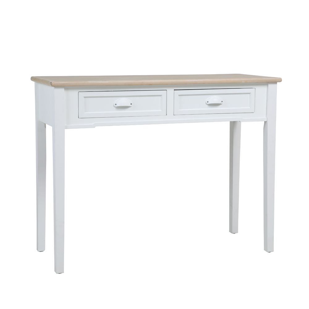 Liberta KIMOLOS ΚΟΝΣΟΛΑ 2ΣΥΡΤΑΡΙΑ ΛΕΥΚΟ ΦΥΣΙΚΟ 102x40xH78cm 102x40xH78cm 05-0618