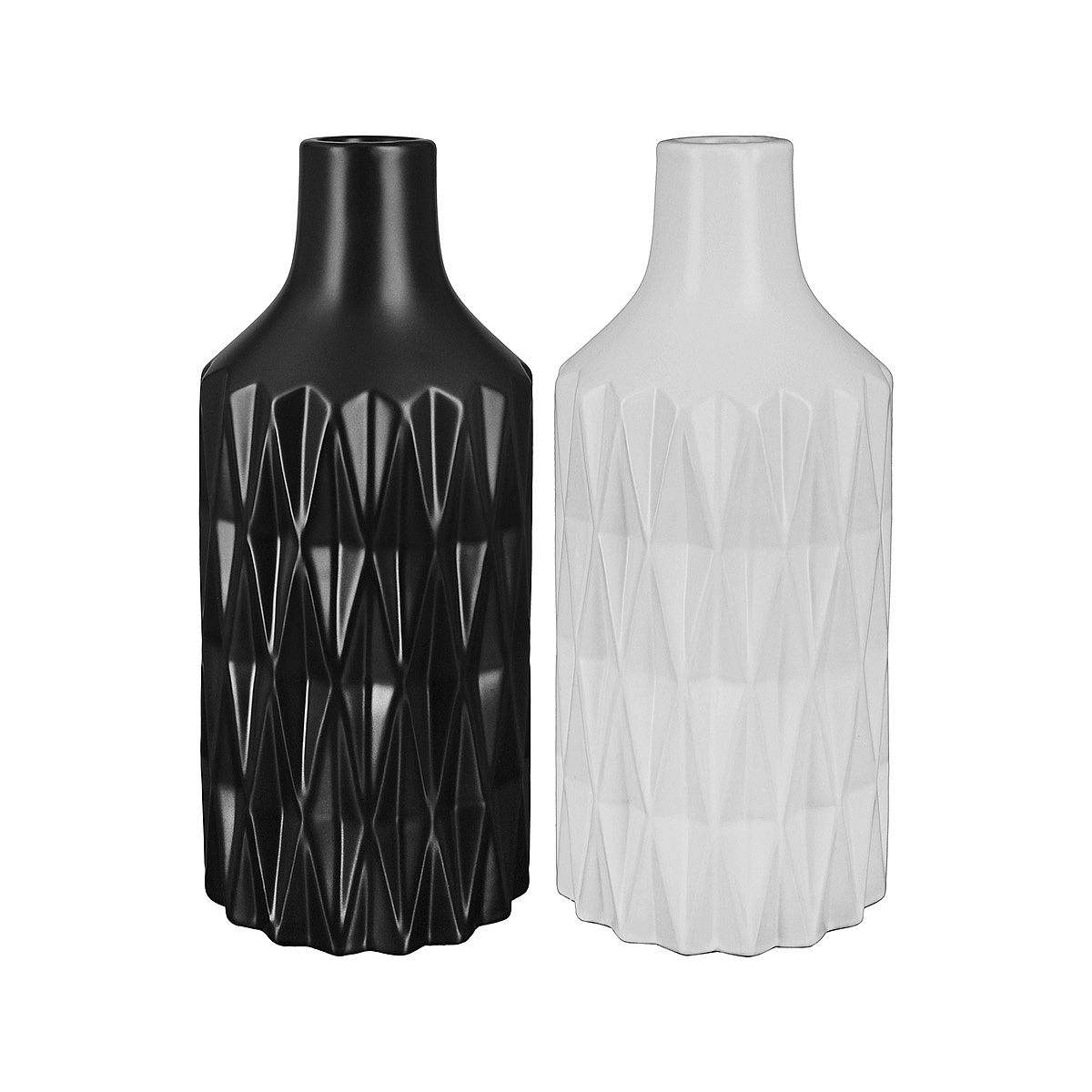 Βάζο ArteLibre Κεραμικό 12x12x28.5cm Σε 2 Χρώματα Βάζο ArteLibre Κεραμικό 12x12x28.5cm Σε 2 Χρώματα
