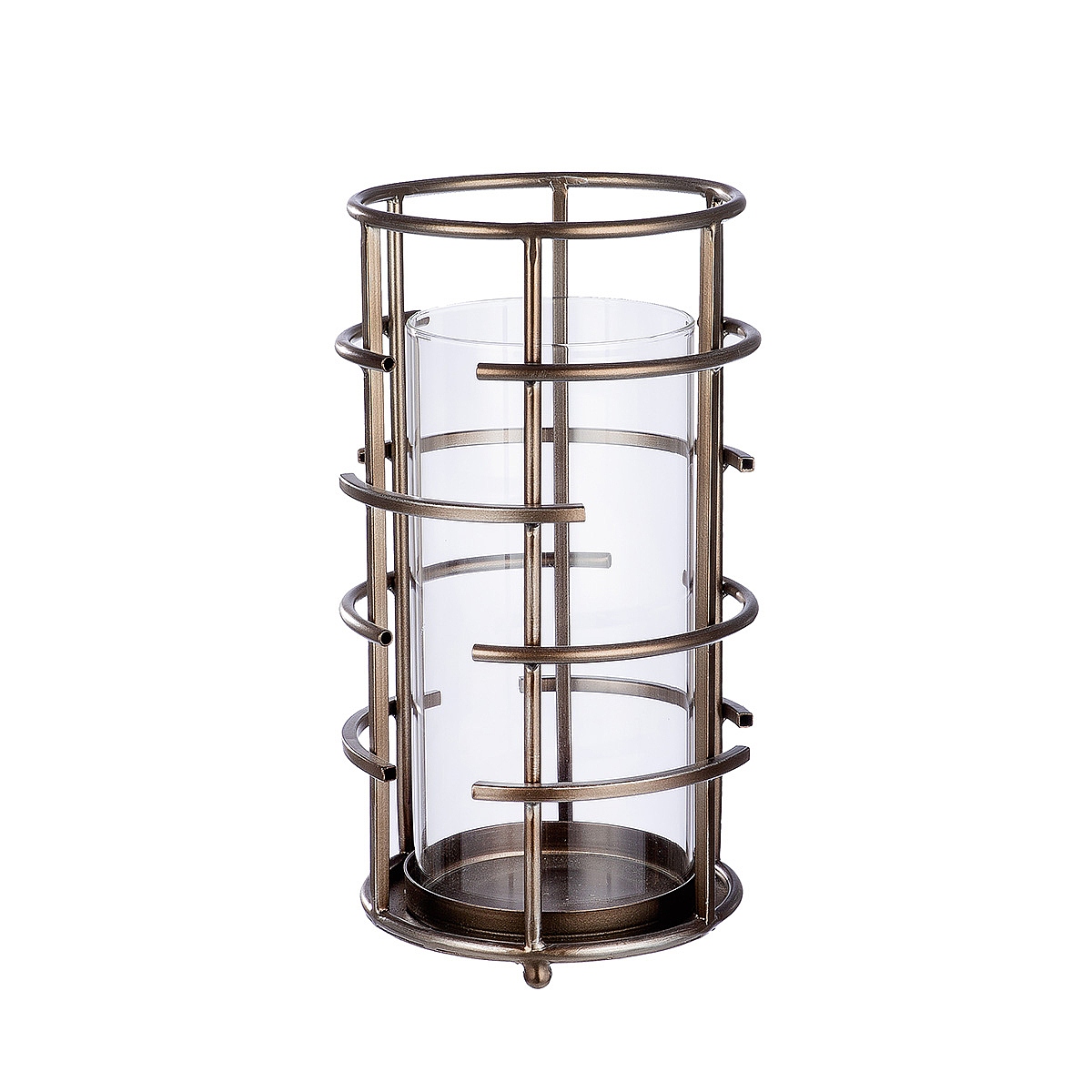 Φανάρι ArteLibre Σαμπανί/Διάφανο Μέταλλο/Γυαλί 31.5cm Φανάρι ArteLibre Σαμπανί/Διάφανο Μέταλλο/Γυαλί 31.5cm