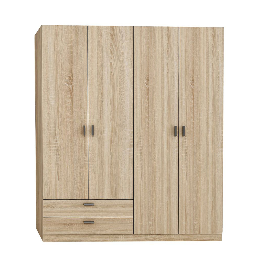 BEQUATTRO ΝΤΟΥΛΑΠΑ SONOMA 180x50xH220cm 06-0060