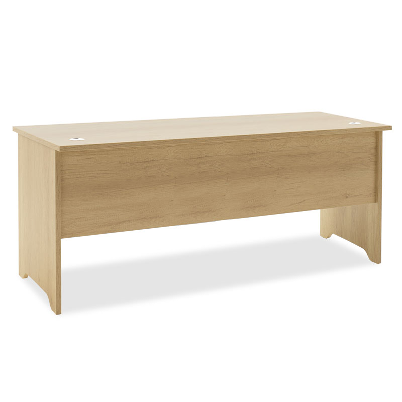 Γραφείο εργασίας επαγγελματικό Amazon pakoworld χρώμα sonoma 180x75x75εκ 069-000035