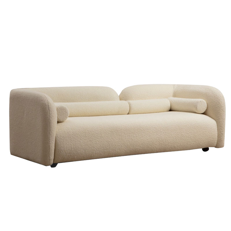 Καναπές 3θέσιος Tranquil pakoworld ύφασμα μπουκλέ κρεμ 228x90x74εκ 071-001404 Καναπές 3θέσιος Tranquil pakoworld ύφασμα μπουκλέ κρεμ 228x90x74εκ 071-001404