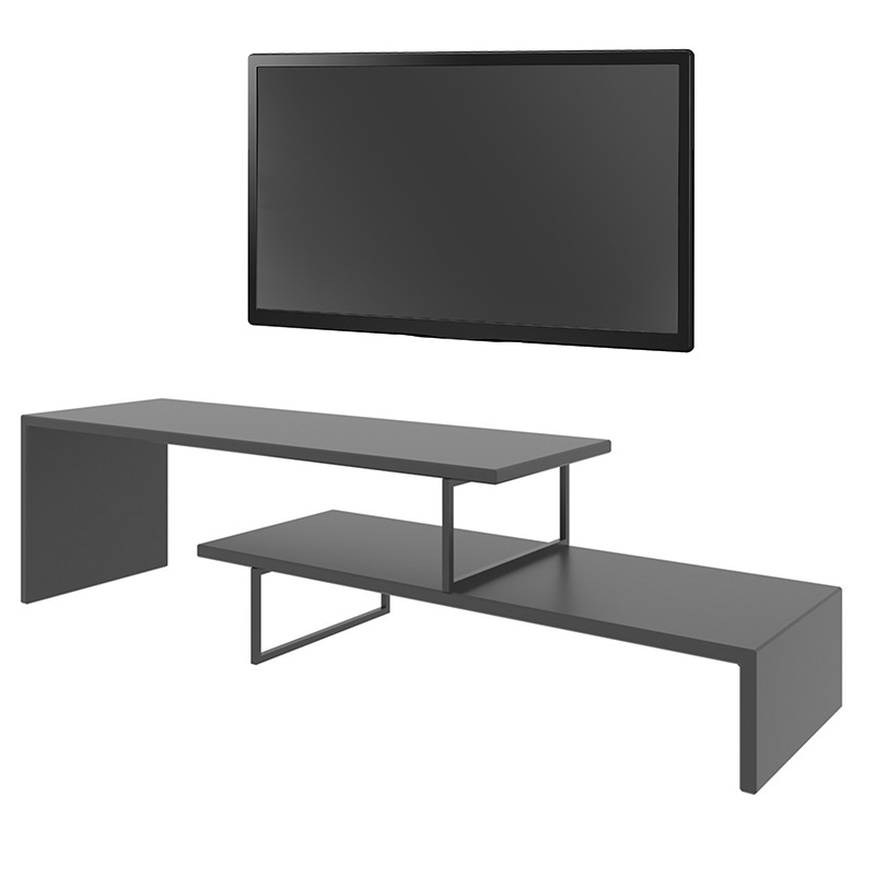Έπιπλο τηλεόρασης Ferocity pakoworld χρώμα ανθρακί 120x30x45εκ 071-001530 Έπιπλο τηλεόρασης Ferocity pakoworld χρώμα ανθρακί 120x30x45εκ 071-001530