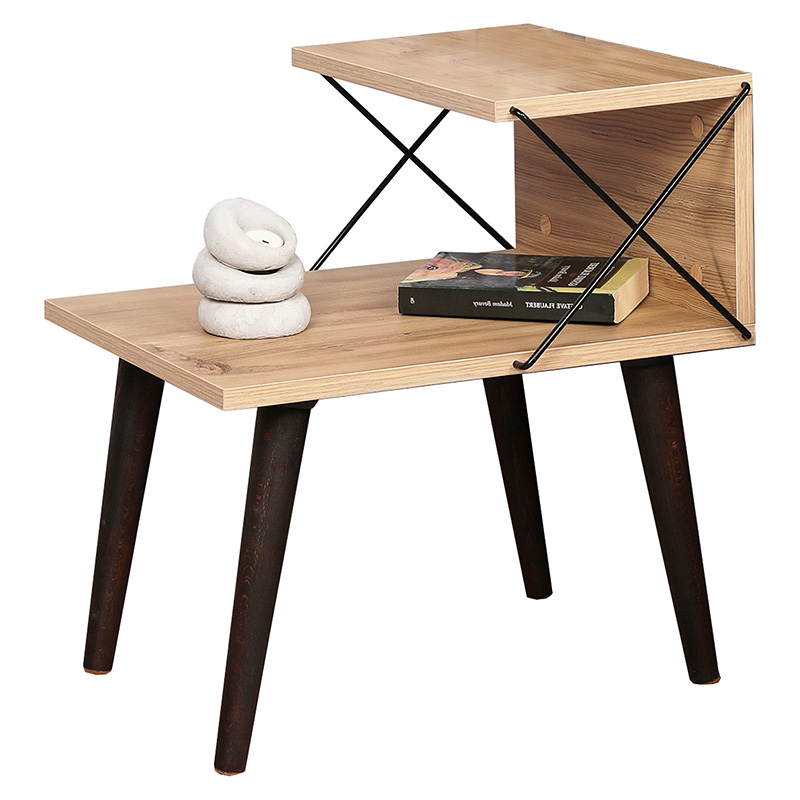 Βοηθητικό τραπέζι-κομοδίνο Gather pakoworld sonoma-καρυδί 50x40x55εκ 071-001532 Βοηθητικό τραπέζι-κομοδίνο Gather pakoworld sonoma-καρυδί 50x40x55εκ 071-001532