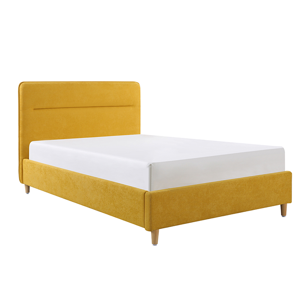 SIESTA ΚΡΕΒΑΤΙ (ΓΙΑ ΣΤΡΩΜΑ 160x200cm) ΚΙΤΡΙΝΟ 213x174xH103cm 09-1120 SIESTA ΚΡΕΒΑΤΙ (ΓΙΑ ΣΤΡΩΜΑ 160x200cm) ΚΙΤΡΙΝΟ 213x174xH103cm 09-1120