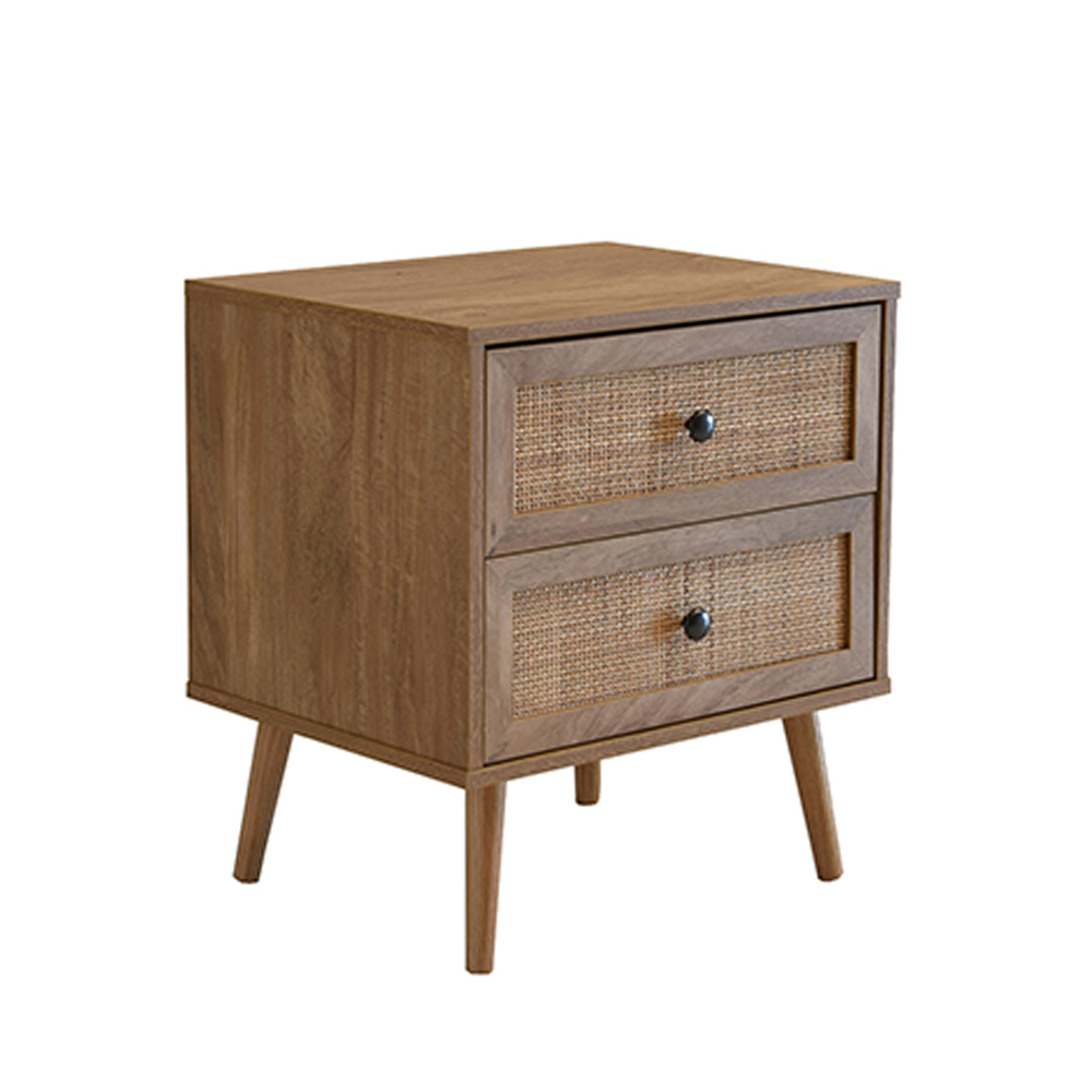 Liberta AMMOS ΚΟΜΟΔΙΝΟ 2ΣΥΡΤΑΡΙΑ ΦΥΣΙΚΟ ΜΕ RATTAN 50x39xH54,8cm 50x39xH54,8cm 09-1233