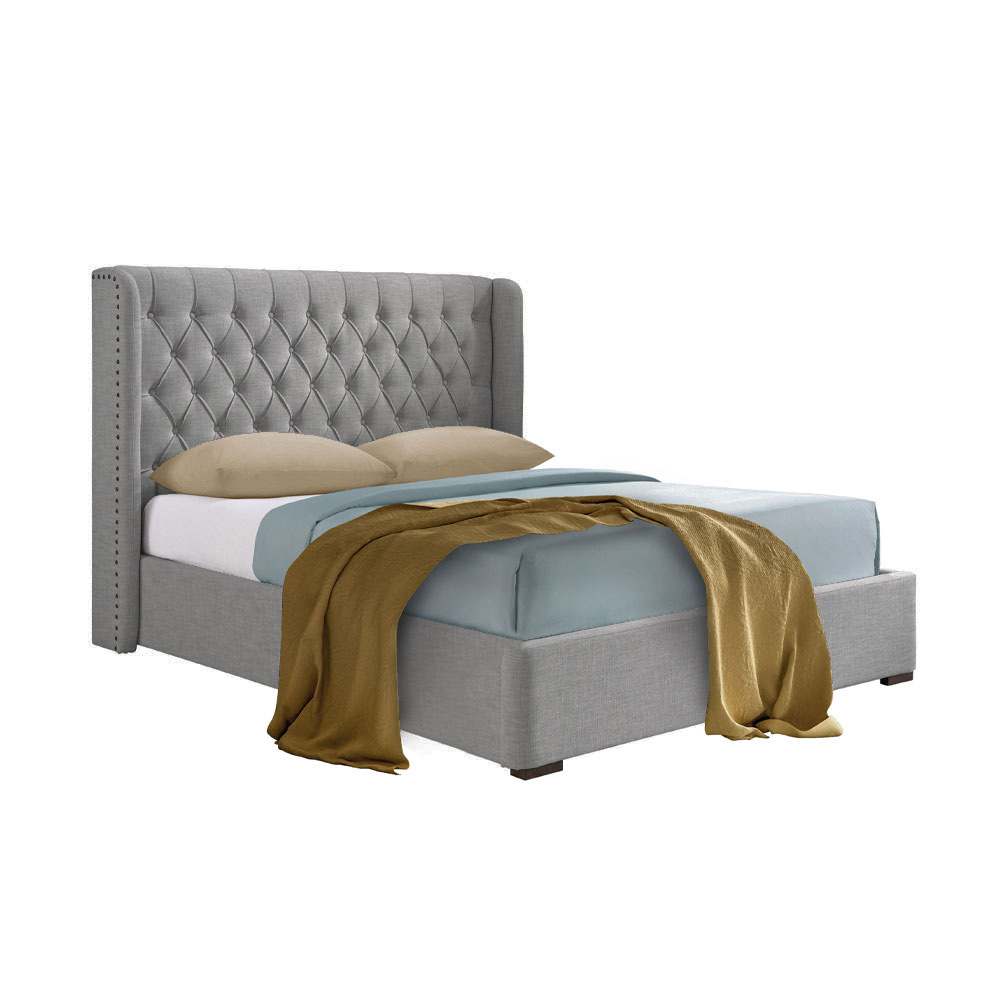 Liberta DUCHESS ΚΡΕΒΑΤΙ (ΓΙΑ ΣΤΡΩΜΑ 160x200cm) STONE ΓΚΡΙ 220,5x181xH135cm 220,5x181xH135cm 09-1787 Liberta DUCHESS ΚΡΕΒΑΤΙ (ΓΙΑ ΣΤΡΩΜΑ 160x200cm) STONE ΓΚΡΙ 220,5x181xH135cm 220,5x181xH135cm 09-1787