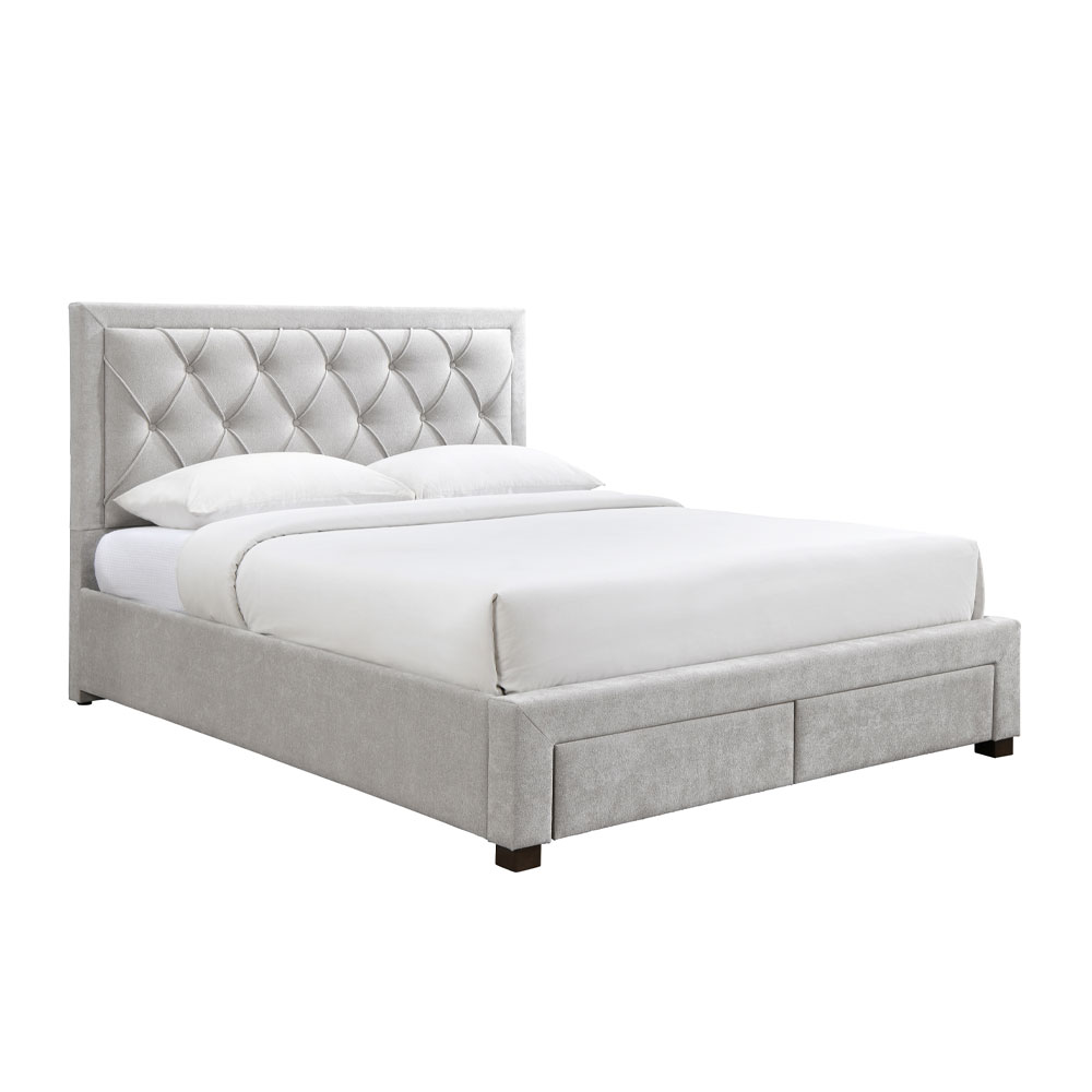 Liberta NOBLE ΚΡΕΒΑΤΙ (ΓΙΑ ΣΤΡΩΜΑ 160x200cm) ΓΚΡΙ ΑΝΟΙΧΤΟ 216,5x165xH122cm 216,5x165xH122cm 09-1965 Liberta NOBLE ΚΡΕΒΑΤΙ (ΓΙΑ ΣΤΡΩΜΑ 160x200cm) ΓΚΡΙ ΑΝΟΙΧΤΟ 216,5x165xH122cm 216,5x165xH122cm 09-1965