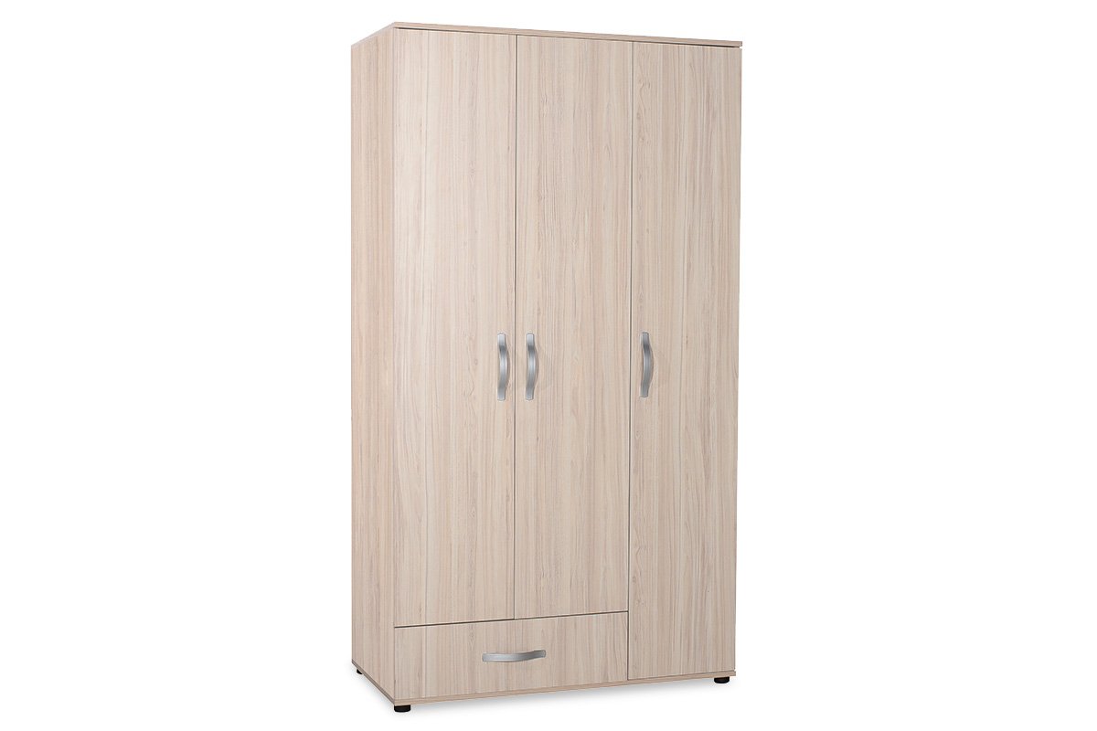 Ντουλάπα τρίφυλλη σε χρώμα σονόμα 103x52x187 100-01792 Ντουλάπα τρίφυλλη σε χρώμα σονόμα 103x52x187 100-01792