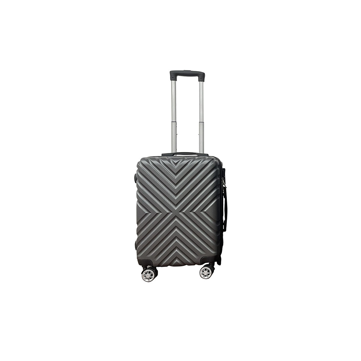 Βαλίτσα “ROADTRIP” από ABS σε χρώμα γκρι 39x20x55 100-03198 Βαλίτσα “ROADTRIP” από ABS σε χρώμα γκρι 39x20x55 100-03198