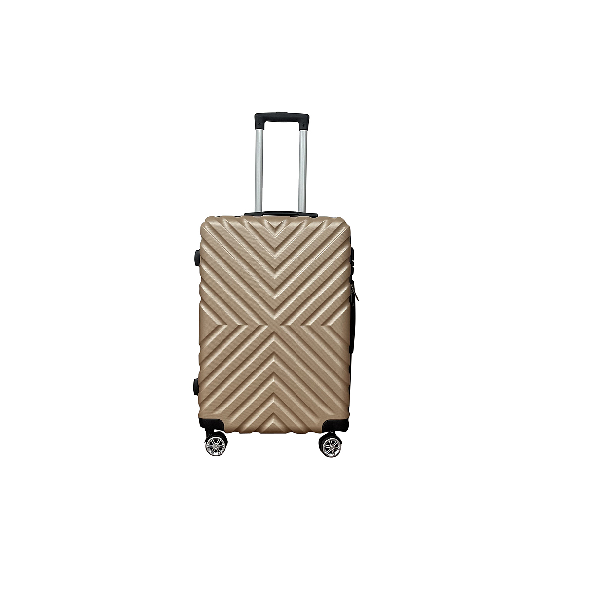Βαλίτσα “ROADTRIP” από ABS σε χρώμα χρυσό 45x26x65 100-03217 Βαλίτσα “ROADTRIP” από ABS σε χρώμα χρυσό 45x26x65 100-03217