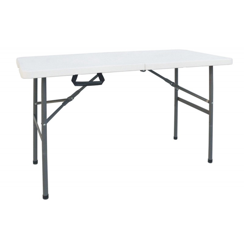 Τραπέζι catering "Pik" πτυσσόμενο-βαλίτσα λευκό 122x60x74 100-03679