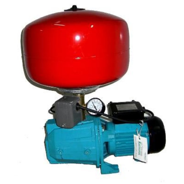 Πιεστικό Συγκρότημα Με Σφαιρικό Δοχείο 24Lit & Αντλία JET-100 Αυτόματη 1HP KIDO-
618/261