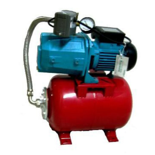 Πιεστικό Συγκρότημα Οριζόντιο Με Αυτόματη Αντλία JET 100 1HP & Δοχείο 24Lit KIDO-
618/260