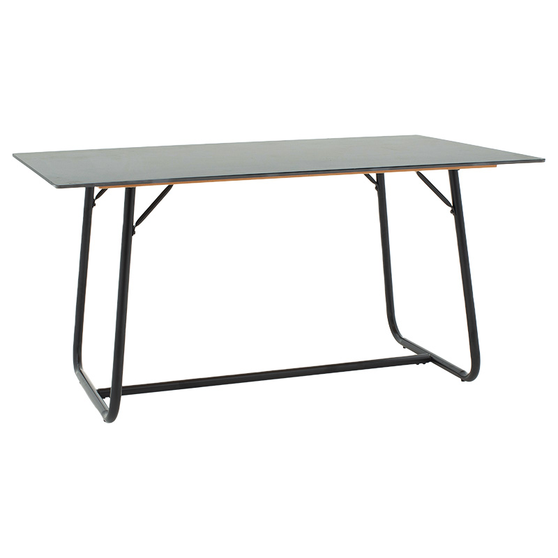 Τραπέζι Revello pakoworld sintered stone μαύρο μαρμάρου-μαύρο 150x90x75εκ 101-000075 Τραπέζι Revello pakoworld sintered stone μαύρο μαρμάρου-μαύρο 150x90x75εκ 101-000075