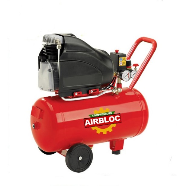 Αεροσυμπιεστής Μονομπλόκ Ρεύματος 24 Λίτρα 2ΗΡ KIDO-
090/130