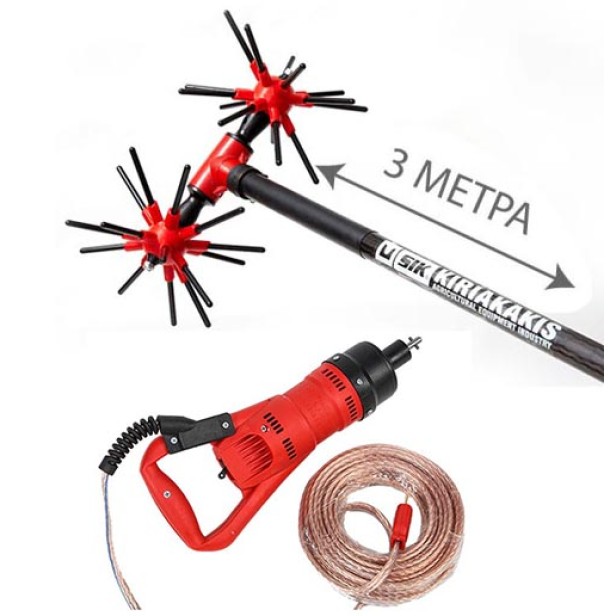 Ελαιοραβδιστικό SIK32 Με Ελαφρύ Κοντάρι Carbon Με Μοτέρ 3 Μέτρα KIDO-
090/352