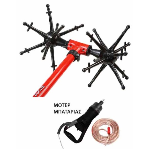 Ελαιοραβδιστική Βέργα MSR20 Μικροράβδοι ΜΕ ΕΙΔΙΚΟ ΜΟΤΕΡ ΓΙΑ ΜΠΑΤΑΡΙΑ 12V KIDO-
090/7