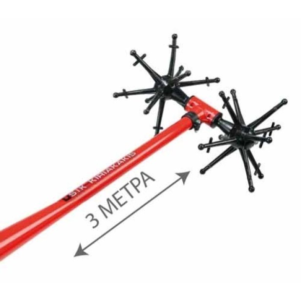 Ραβδιστική Βέργα Ελιάς Αχινός MSR 20 Μικροράβδους 3 ΜΕΤΡΑ Με Μοτέρ ΣΙΚ 12V KIDO-
090/360