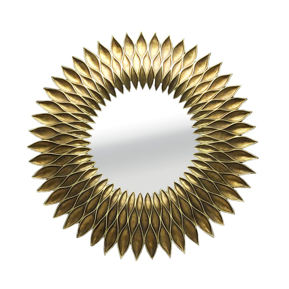 Liberta GIRASOL ΚΑΘΡΕΠΤΗΣ ΤΟΙΧΟΥ ΧΡΥΣΟ ANTIQUE 51x51x5,5cm 51x51x5,5cm 11-0285