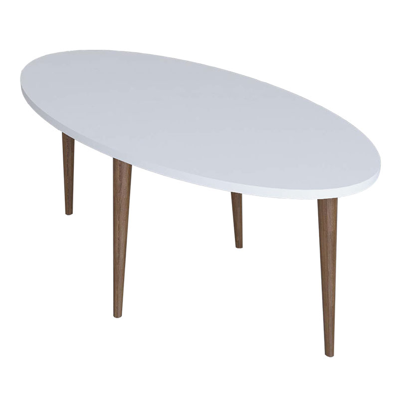 Τραπέζι σαλονιού Barton pakoworld λευκό-καφέ 90x45x40εκ 120-000136 Τραπέζι σαλονιού Barton pakoworld λευκό-καφέ 90x45x40εκ 120-000136