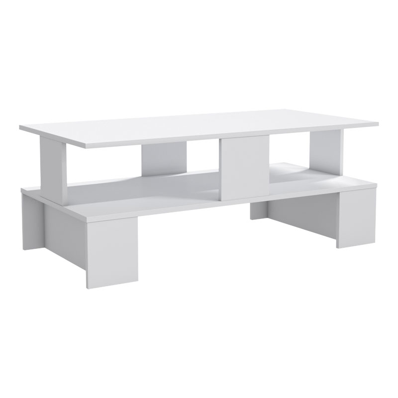 Τραπέζι σαλονιού Olly pakoworld λευκό 120x60x47εκ 120-000372 Τραπέζι σαλονιού Olly pakoworld λευκό 120x60x47εκ 120-000372
