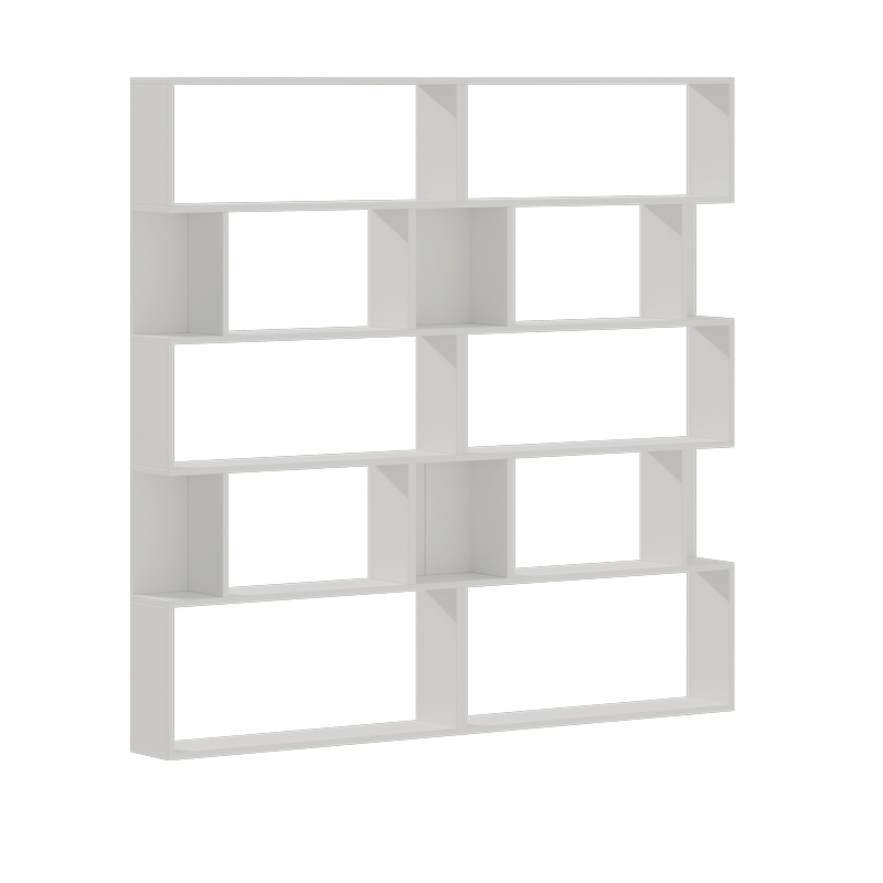 Βιβλιοθήκη Booky pakoworld 12 ραφιών λευκό μελαμίνης 180x20x175εκ 120-000404 Βιβλιοθήκη Booky pakoworld 12 ραφιών λευκό μελαμίνης 180x20x175εκ 120-000404