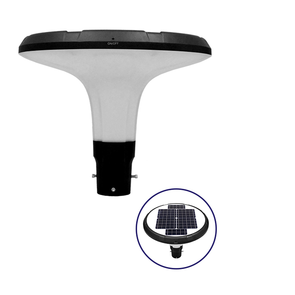 12151 GloboStar® Αυτόνομο Αδιάβροχο IP65 Ηλιακό Φωτοβολταϊκό Φωτιστικό Στύλου / Κολώνας Πλατείας LED 25W με Ανιχνευτή Κίνησης και Αισθητήρα Νυχτός Θερμό Λευκό 3000k GloboStar 12151