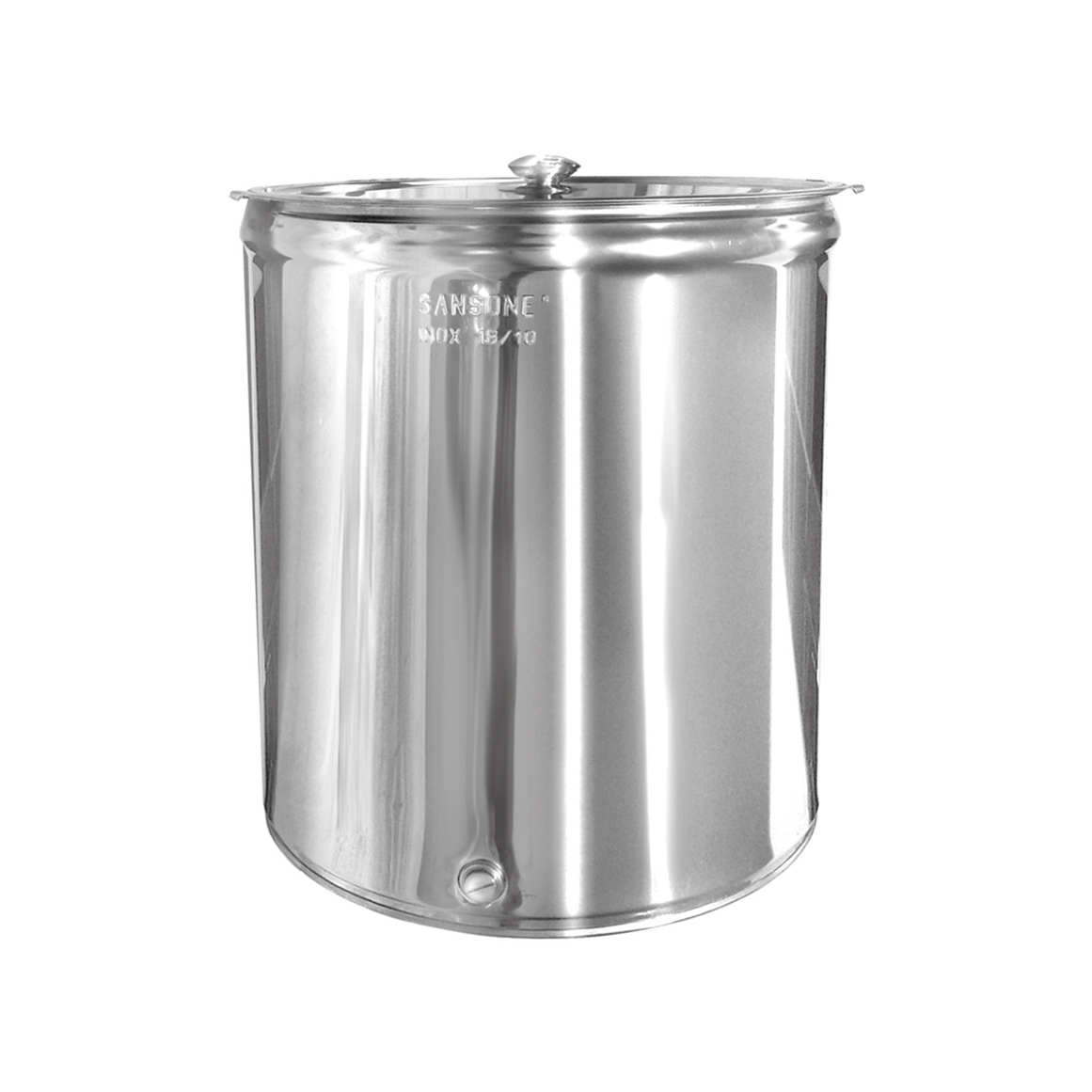 ΑΝΟΞΕΙΔΩΤΟΣ ΚΑΔΟΣ SANSONE ΑΝΟΙΧΤΟΣ 750Lt ΚΟΛΛΗΤΟΣ