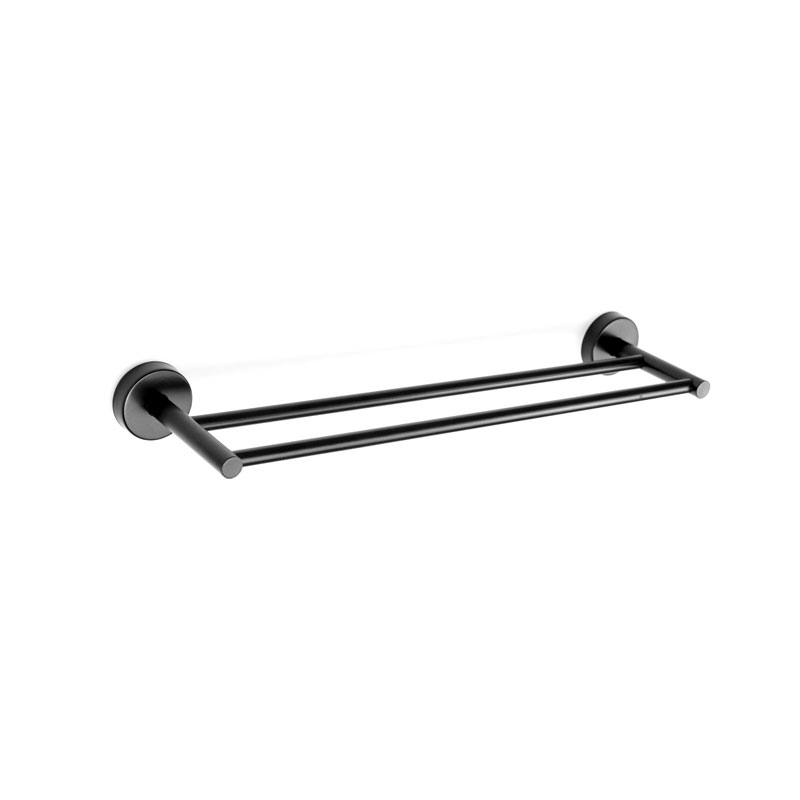 KARAG UNO Πετσετοκρεμάστρα διπλή UNO 1262 55 Μαύρη ματ KARAG 60cm KARAG-3800201583916 KARAG UNO Πετσετοκρεμάστρα διπλή UNO 1262 55 Μαύρη ματ KARAG 60cm KARAG-3800201583916