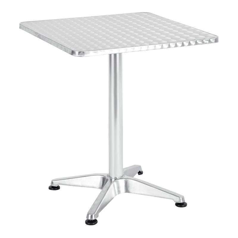 Τραπέζι Lazo pakoworld χρωμίου αλουμίνιο 60x60x70εκ 130-000065 Τραπέζι Lazo pakoworld χρωμίου αλουμίνιο 60x60x70εκ 130-000065