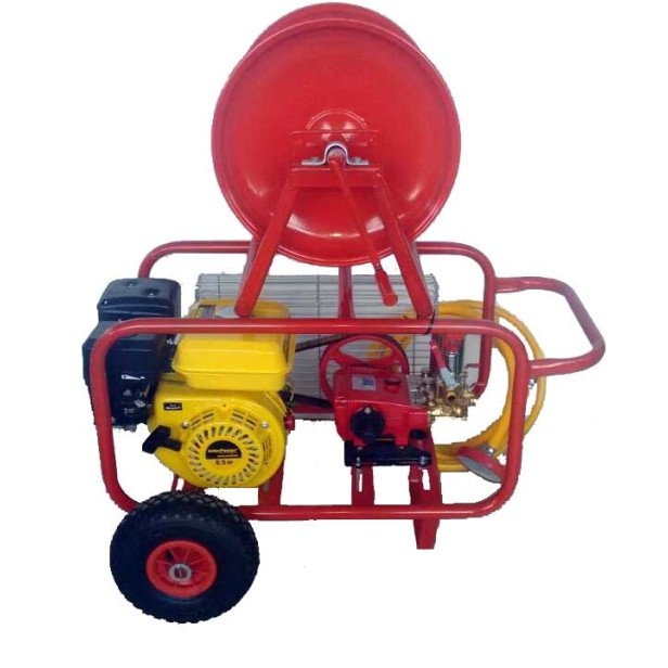 Ψεκαστικό Συγκρότημα Βενζίνης Interpower Αντλία 40ΑΤΜ 22A Με Τροχήλατη Βάση Και Ανέμη 6,5HP KIDO-
5981/101Γ