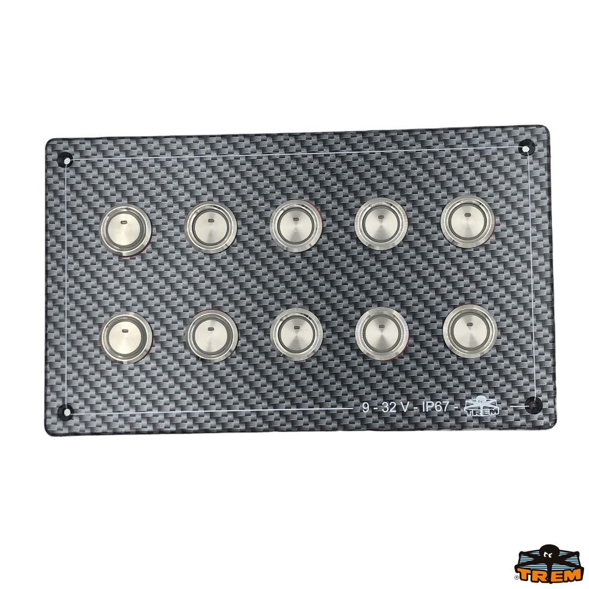 Οριζόντιος ηλεκτρικός πίνακας 10 Θέσεων με πλεξούδα και ασφαλειοθήκη FOUR-37747