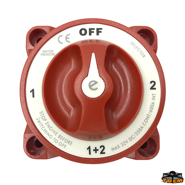 Διακόπτης Μπαταρίας 4 Θέσεων για δύο μπαταρίες 350Α/ΜΑΧ 600Α FOUR-16305